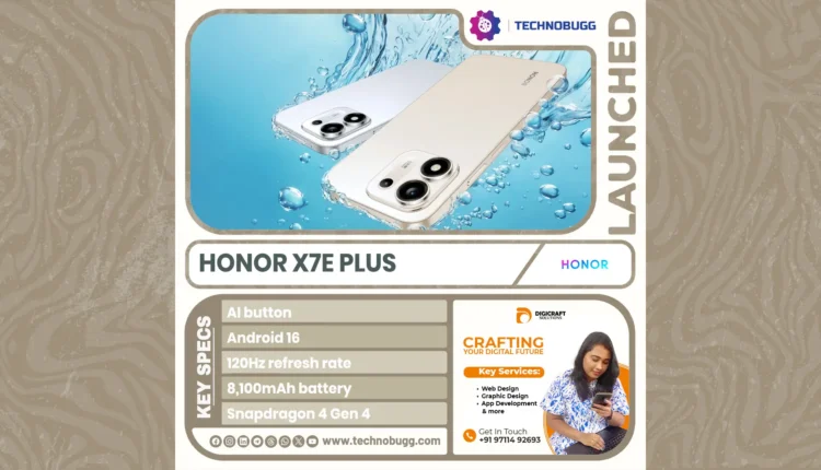 Honor X7e Plus Unleashed: Powerhouse Battery, AI Innovations & 120Hz Display for Tech Enthusiasts