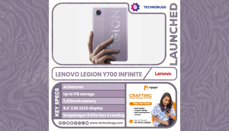 Lenovo Legion Y700 Infinite: Snapdragon 8 Elite Gen 5 Unleashes Ultimate Portable Gaming