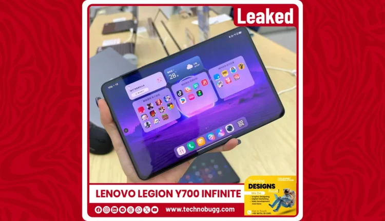 Lenovo Legion Y700 Infinite: Leaked Images Unveil Design of Upcoming Gaming Tablet