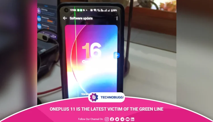 OnePlus 11 Green Line Nightmare: Software Update Sparks Display Defect, Challenging Flagship Reliability