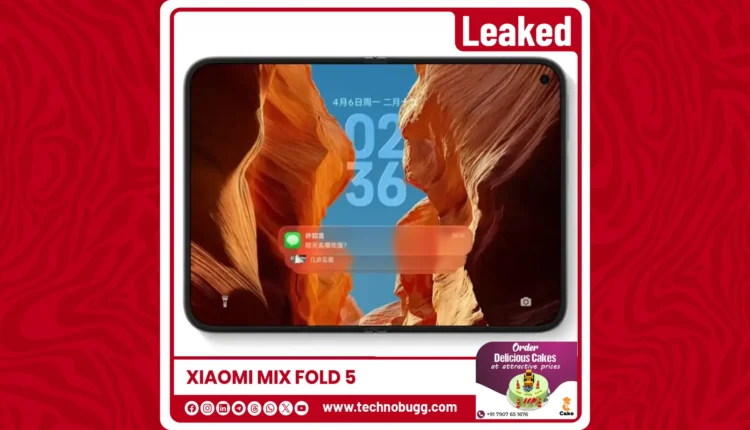 Xiaomi Mix Fold 5 Leaks: First Look at HyperOS, Powerful Specs, and Design Innovations