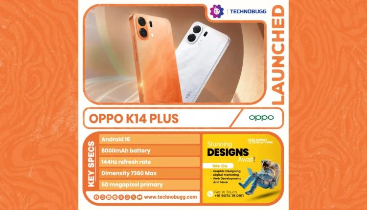 Oppo K14 Plus Unleashed: A Powerhouse for Mobile Enthusiasts with 8000mAh Battery & 144Hz AMOLED