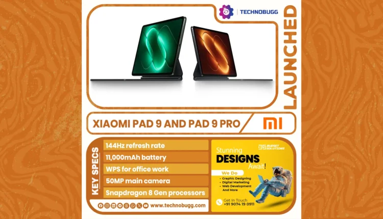 Xiaomi Pad 9 & Pad 9 Pro Unveiled: Power-Packed Tablets for Discerning Tech Enthusiasts