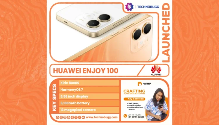 Huawei Enjoy 100 Debuts: Kirin 8000S Power, 6100mAh Battery, and Advanced Features Explored