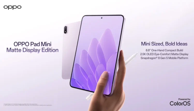 Oppo Pad Mini Launches in India: High-End Specs for Tech Enthusiasts